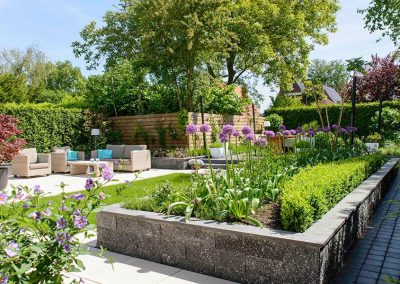 Dutch Quality Gardens Visio Vireo Contrastrijke Moderne Tuin Met Schaduwdoek In Steenbergen 1