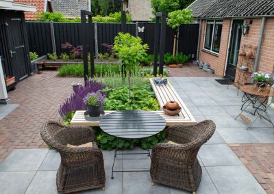 groen paarse tuin met cortenstaal waterelement (6)