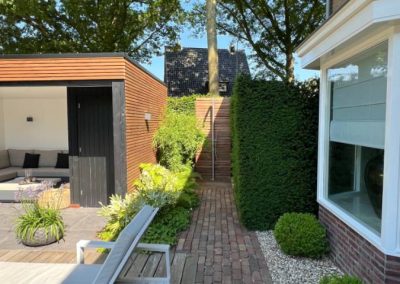 Relaxtuin bij vrijstaande woning in Wijchen - Dutch Quality Gardens Van Ooijen's Hoveniers
