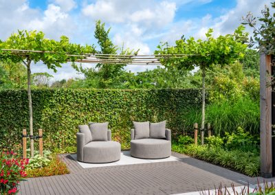 stijlvolle nieuwbouwtuin met doordacht tuinontwerp door dutch quality gardens visio vireo tuinen (5)
