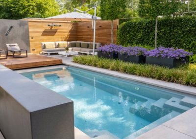strakke tuin zwembad sparq tuinen